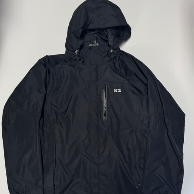 K2 케이투 등산 후드 바람막이 자켓 XL 블랙