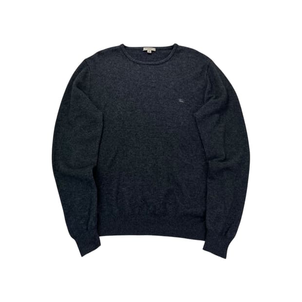 100 버버리 캐시미어 기마로고 니트