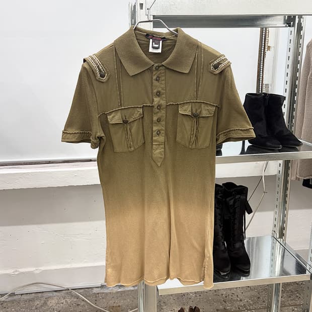 로베르토 카발리 2005S/S 에폴렛 칼라 티