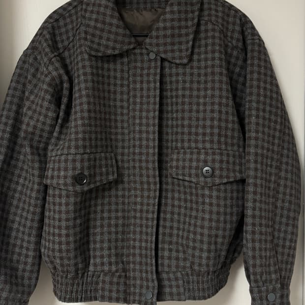 체크 자켓