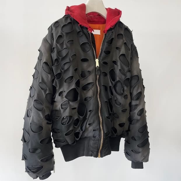Alexander digenova distressed bomber 봄버
