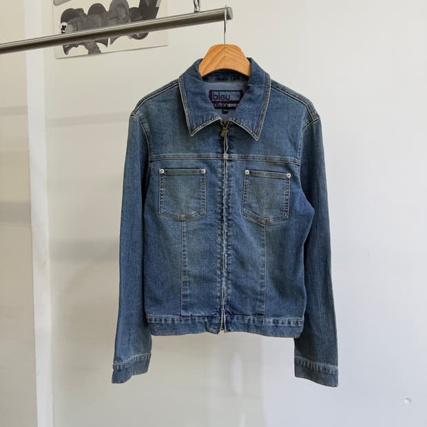BLEU COTTON SHOP 집업 데님 자켓