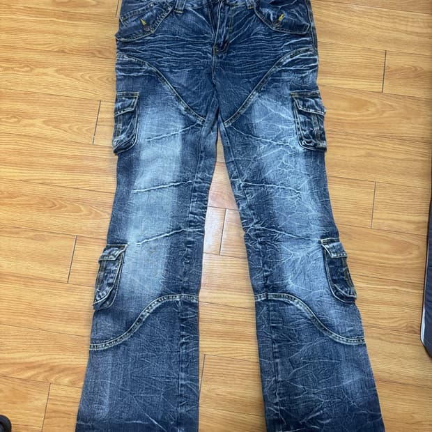 빈티지 워싱 데님