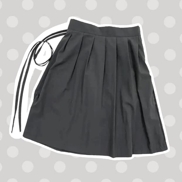 도쿄 리본 미디스커트 코이세이오깔