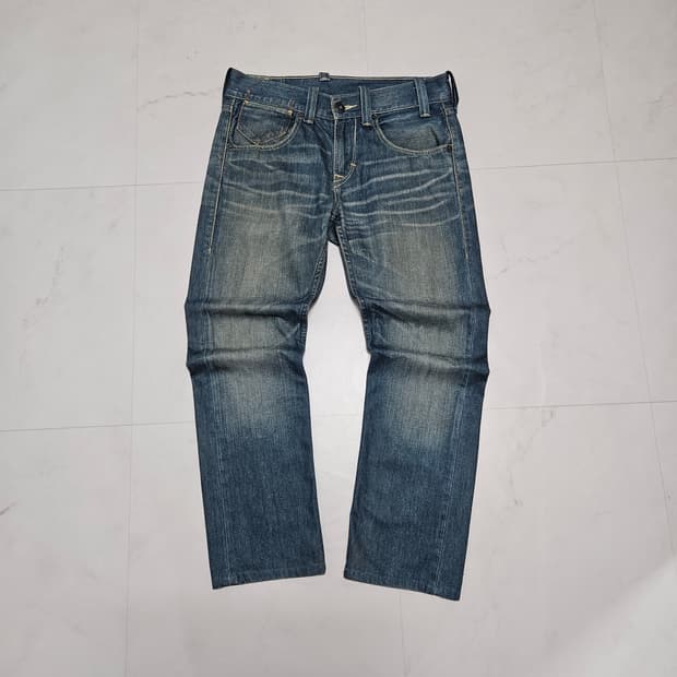 32 리바이스 522 샌드워싱 데님팬츠