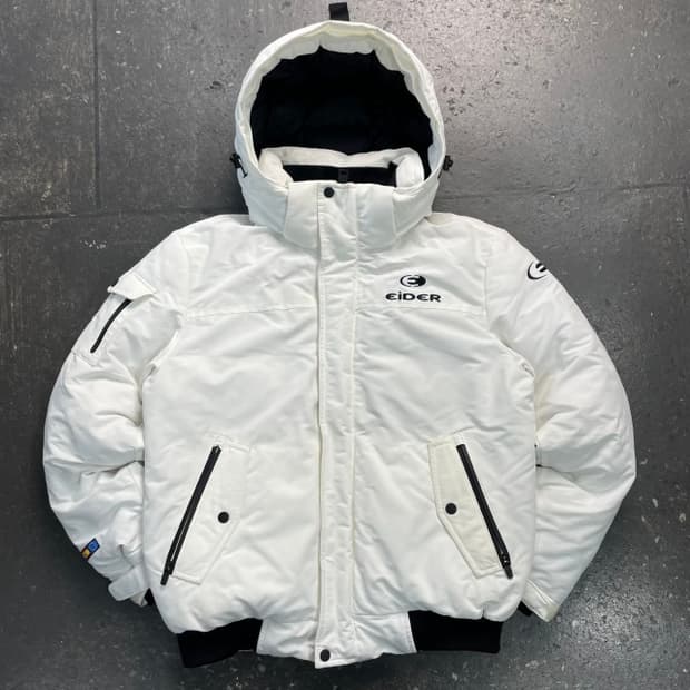 100 아이더 숏 패딩 