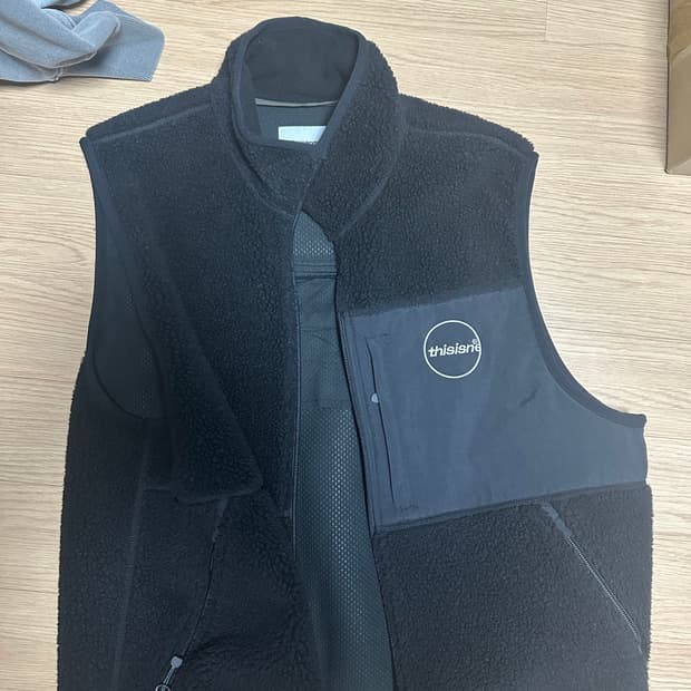 새상품) 디스이즈네버댓 플리스 조끼 L