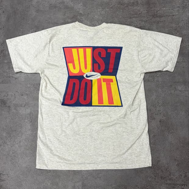 90년대 올드 나이키 JUST DO IT 백프린트 반팔 티셔츠