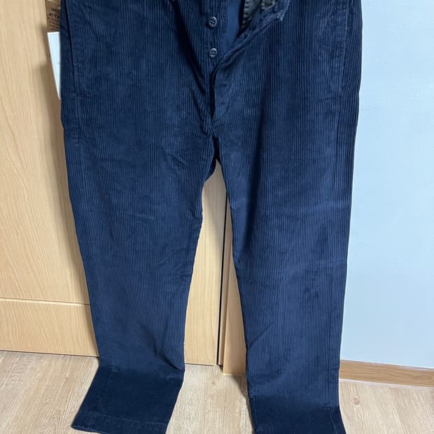 RRL 오피서핏 코듀로이 팬츠 인디고 네이비 32x32