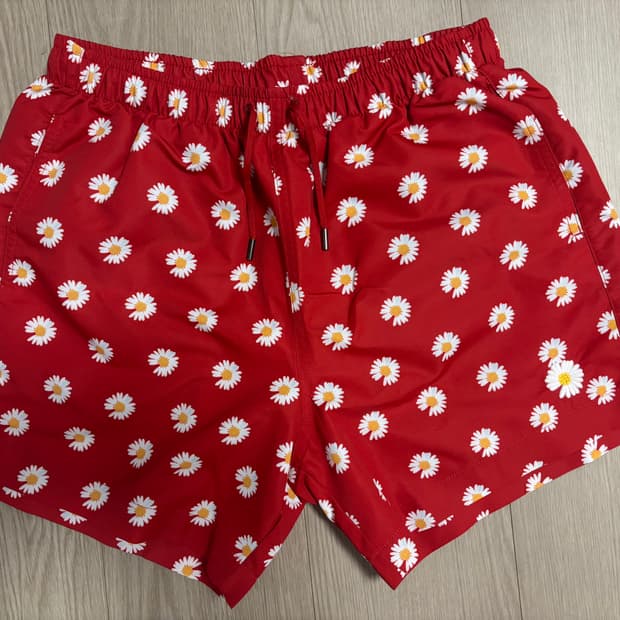 PMO DAISY ALLOVER SHORT PANTS #2 RED M