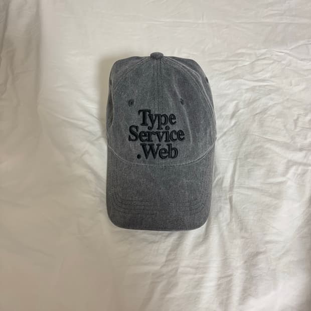 Type Service Web 볼캡 차콜