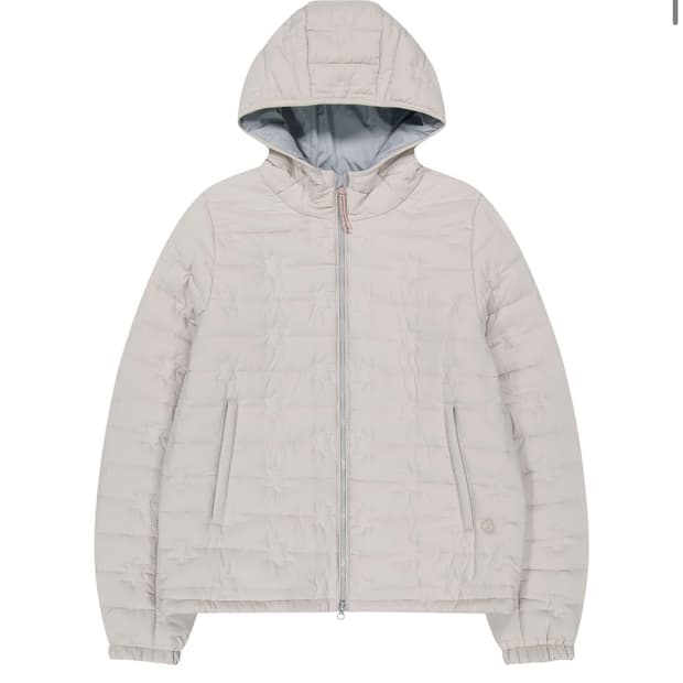 코이세이오 플러피 라이트 패디드 자켓 아이보리