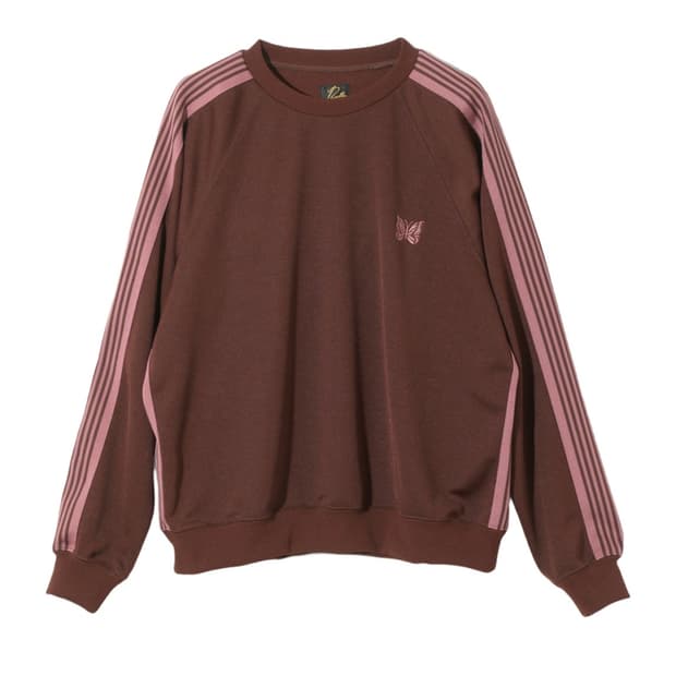 니들스 트랙 크루넥 스무스브라운