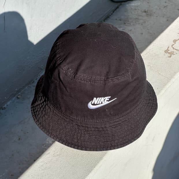 [M-L] 나이키 로고 블랙 버킷햇 모자