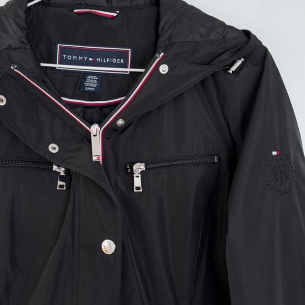 타미힐피거 여성 바람막이 S 블랙