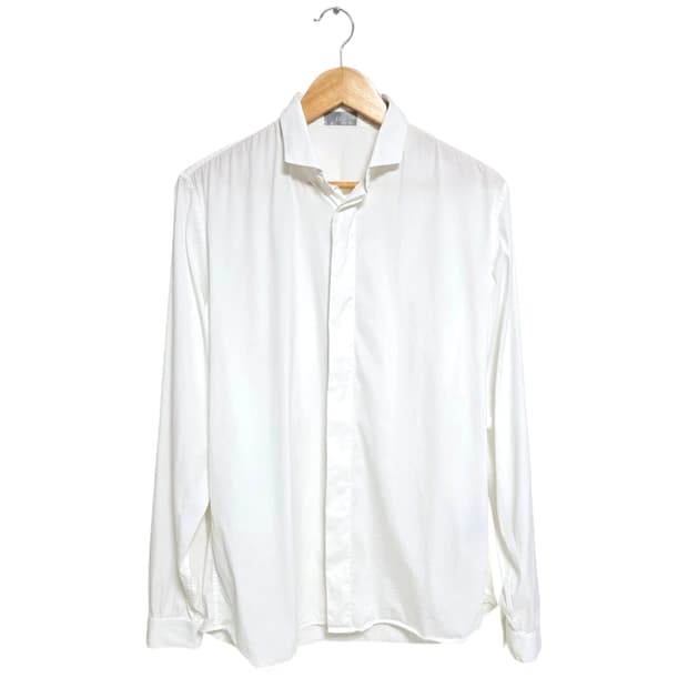 디올 무지 포플린 셔츠