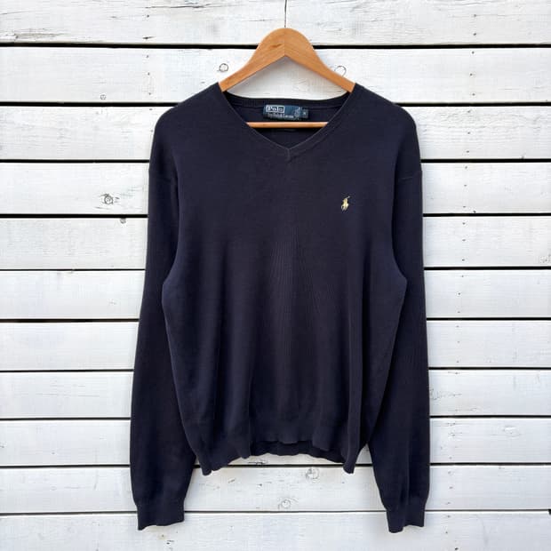 Polo 폴로 피마코튼 브이넥 니트