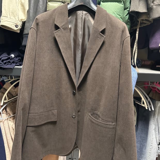 무탠다드 코듀로이 루즈 핏 블레이저 xl