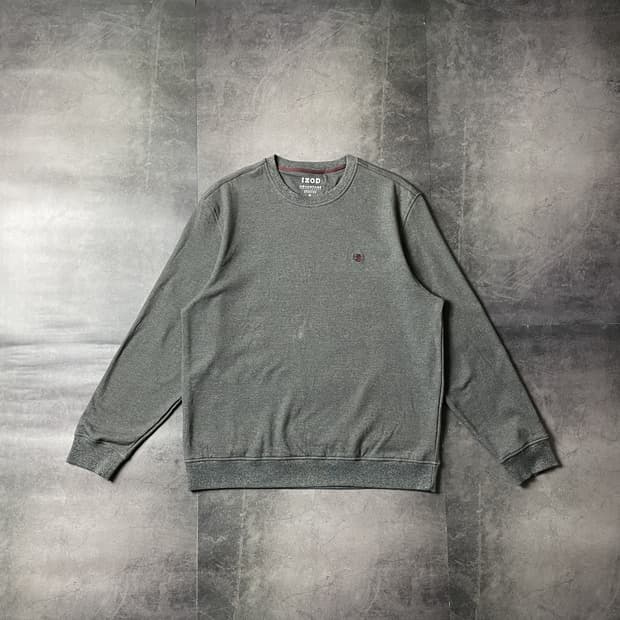 IZOD 아이자드 빈티지 그레이 코튼 맨투맨 A00529