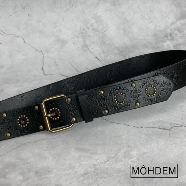 [Unisex] 에스닉 스터드 벨트