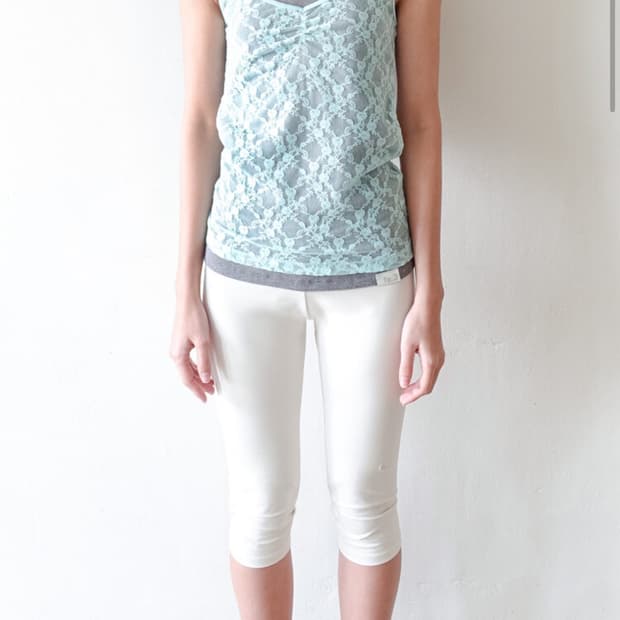 샵페어리 lace sleeveless (mint) 