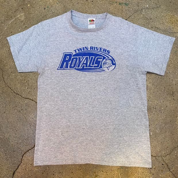 미국 빈티지 royals 그래픽 반팔티