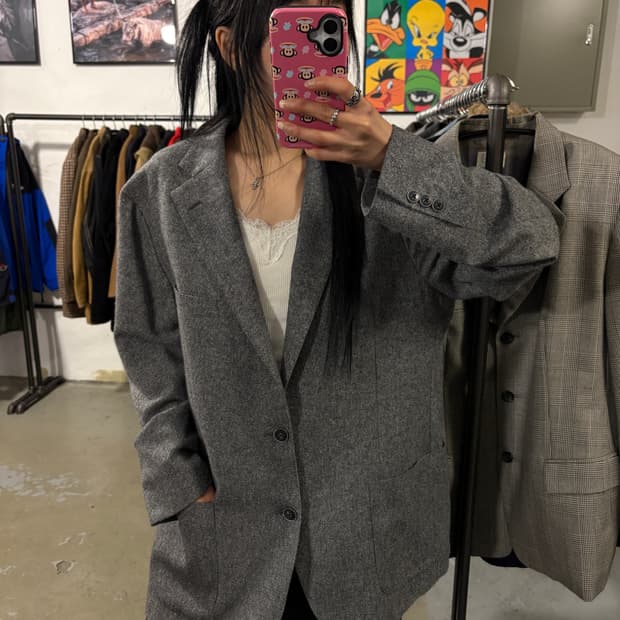 일제 빈티지 블레이저 자켓