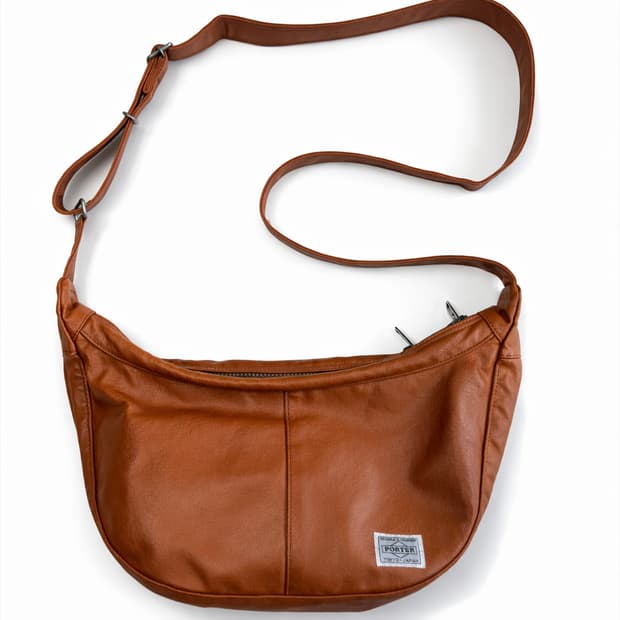 PORTER FREE STYLE Shoulder Bag  (Camel)