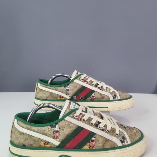 38 구찌 미키 테니스 스니커즈