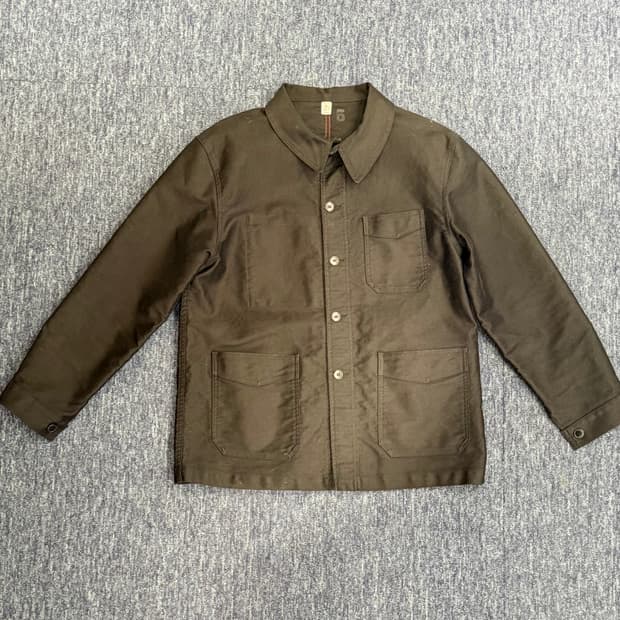 르 트루바이유 갈리스 몰스킨 프렌치워크 자켓 5사이즈 