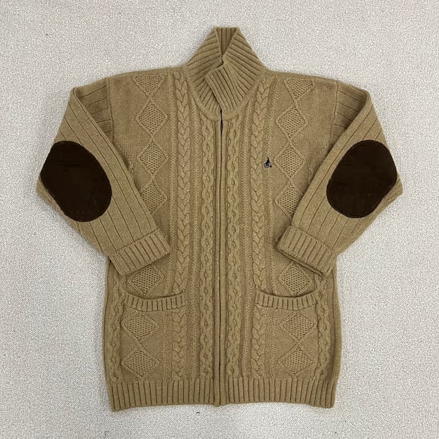 95 빈폴 케이블 니트 집업 가디건 0220M