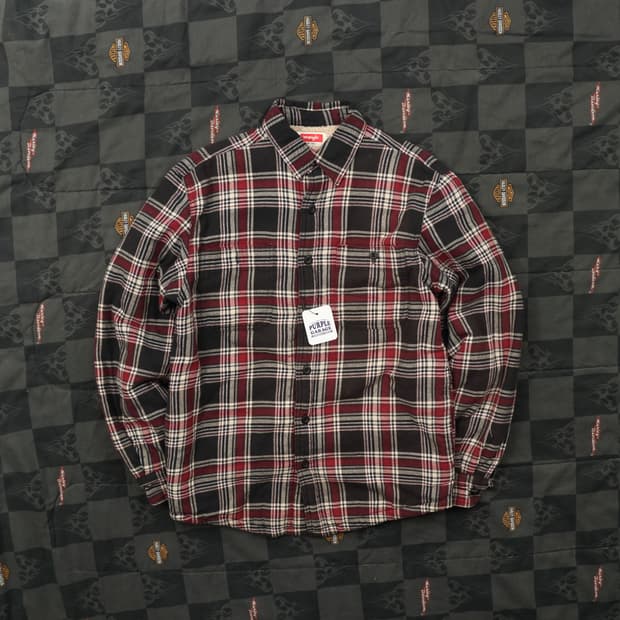 랭글러 플란넬 누빔 자켓 우먼스 L B116