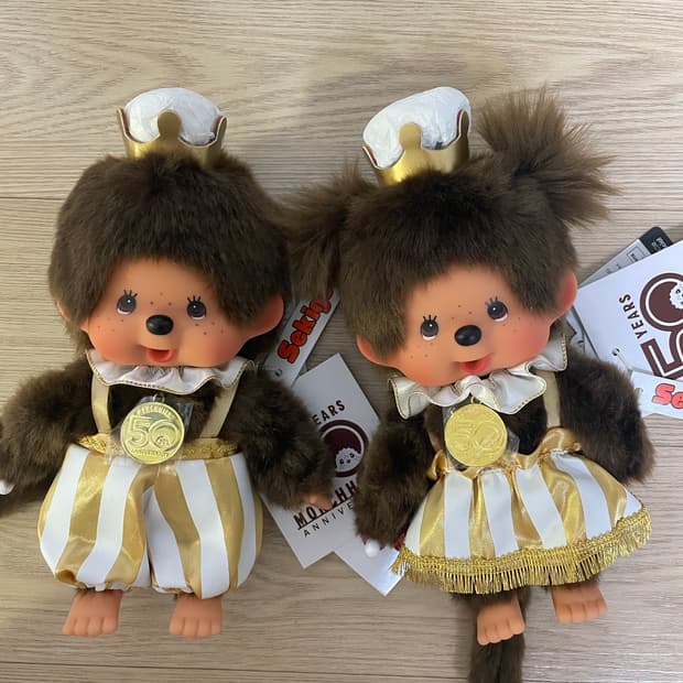 [새상품] 몬치치 50주년 왕관 세트 인형