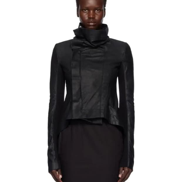 릭오웬스 레더 자켓 구해요