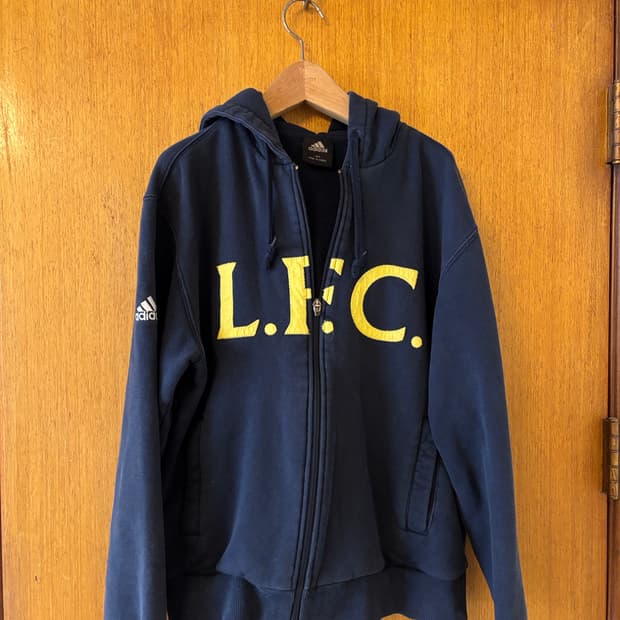 아디다스 LFC 네이비 후드 집업