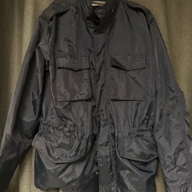 꼼데가르송 나일론 필드자켓