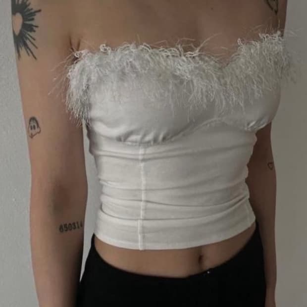 보헤미안서울 보헴서 코르셋 트리밍 탑 