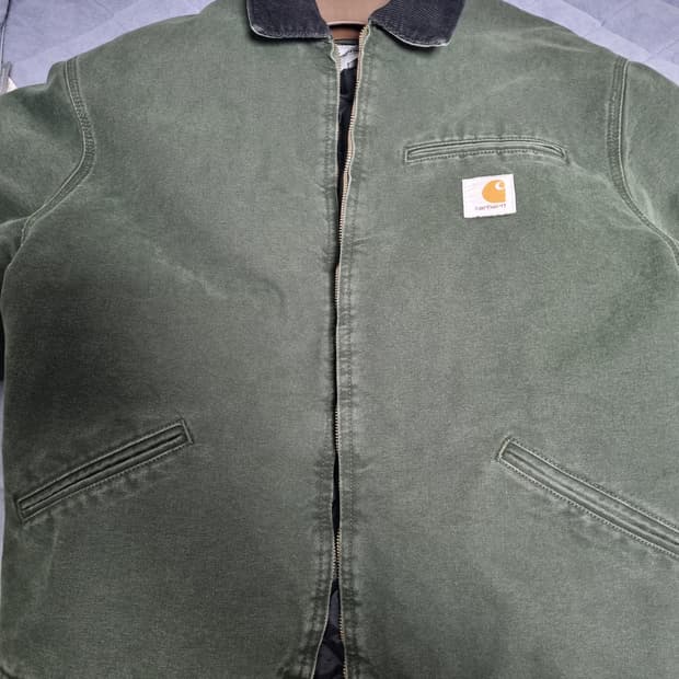 칼하트 wip og 디트로이트 워크 자켓 올리브 S