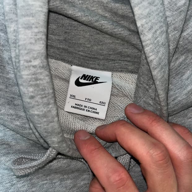 나이키 그레이 후드