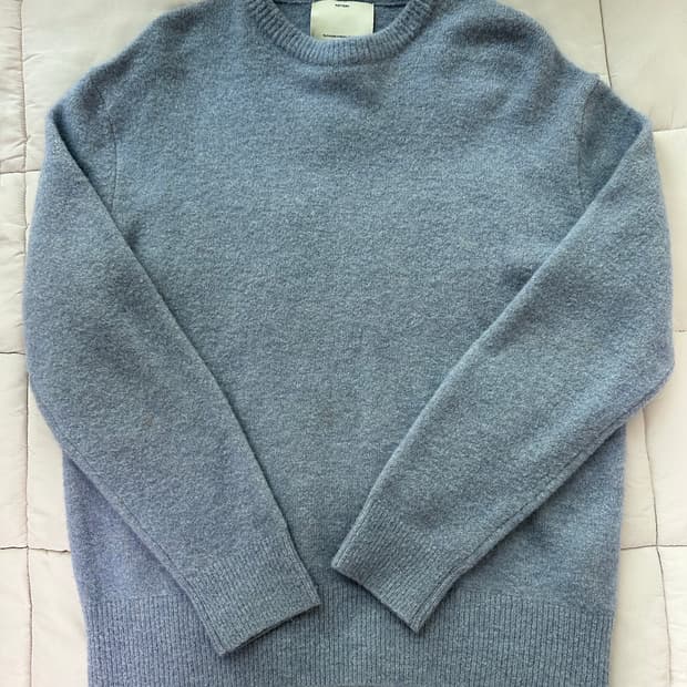 21fw 포터리 컴포트 크루넥니트 아이스그레이 2사이즈