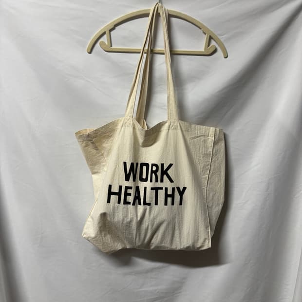collect pieces work healthy tote bag