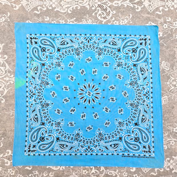 90s 하바행크 페이즐리 반다나 (made in usa)