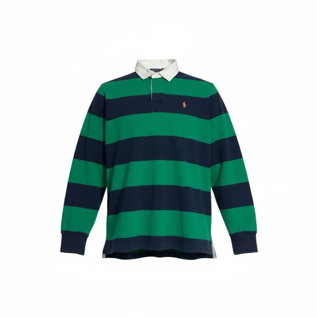 폴로 랄프로렌 럭비 긴팔 카라티  L