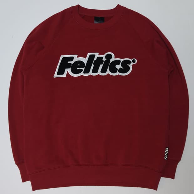 펠틱스 빨간색 맨투맨 M