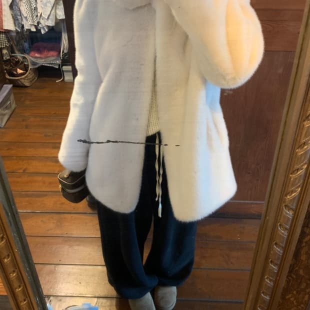 (새상품)멜로 밍크 퍼코트