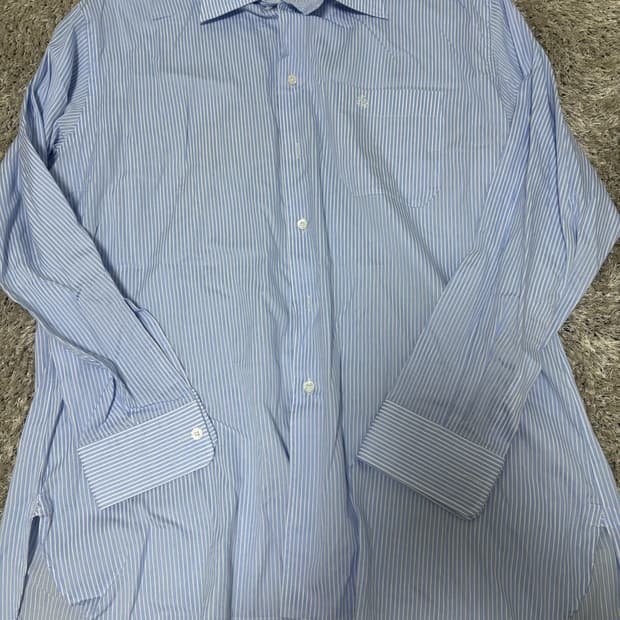 일제 DUNHILL 스트라이프셔츠 사이즈 105-110