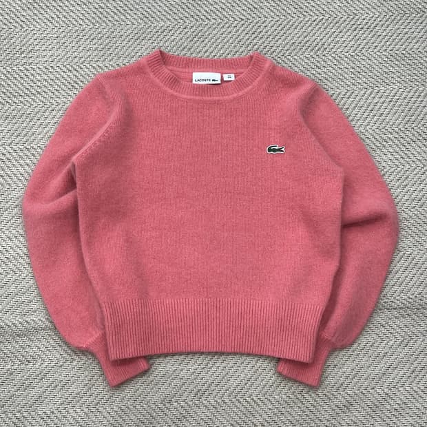 라코스테 라운드 울 니트  r2959 