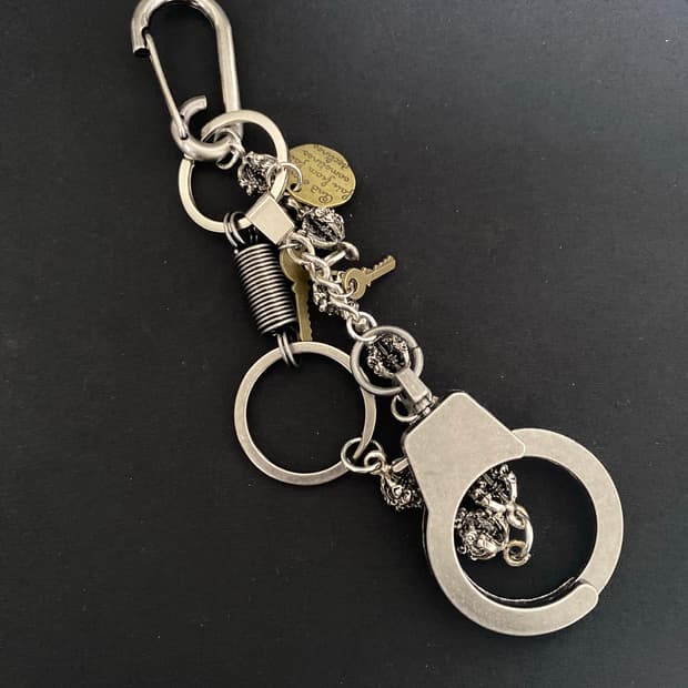 오픈 수갑 체인 키링