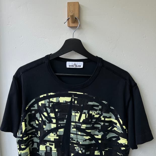 14919 - 스톤아일랜드 20ss 나침반 로고 반팔 티셔츠