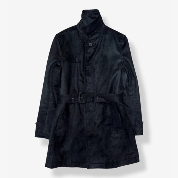 [M] Tornado Mart Suede Trench Coat